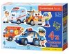 Pierwsze puzzle konturowe dla maluchów 22 el Castorland B-04393-2 Służy ratunkowe